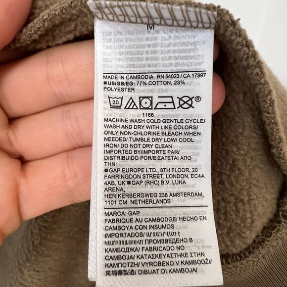Gap Sweatshirt Cardigan - Women's Medium - Picture 3 of 5